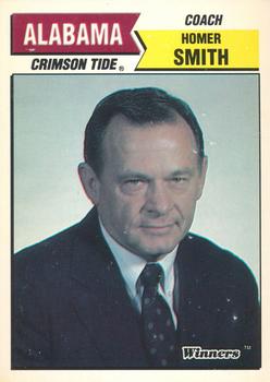 1988 Winners Alabama Crimson Tide #NNO Homer Smith Front