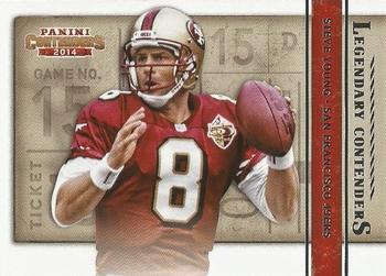 2014 Panini Contenders - Legendary Contenders #7 Steve Young Front