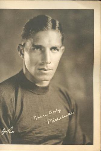 1932 Walker's Cleaners Green Bay Packers #8 Mike Michalske Front