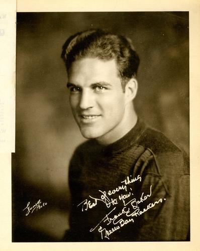 1932 Walker's Cleaners Green Bay Packers #2 Frank Baker Front