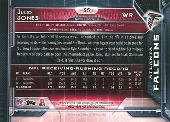 2015 Topps #55 Julio Jones Back