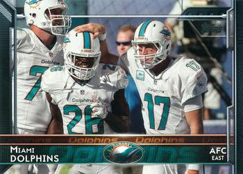 2015 Topps #257 Miami Dolphins Front