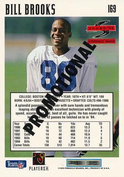 1995 Score - Promotional Backs #169 Bill Brooks Back