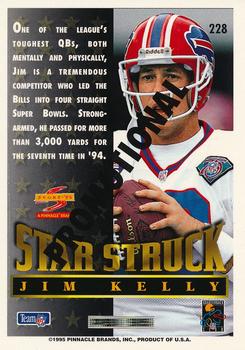 1995 Score - Promotional Backs #228 Jim Kelly Back