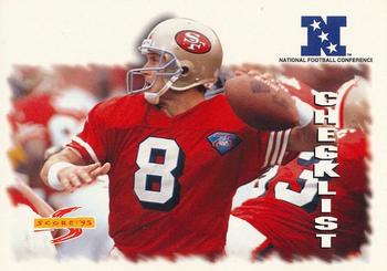 1995 Score - Promotional Backs #239 Steve Young Front