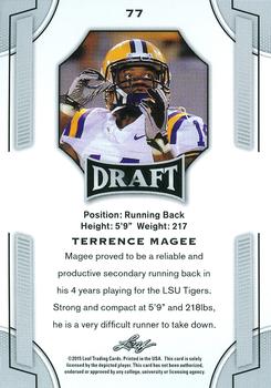 2015 Leaf Draft #77 Terrence Magee Back