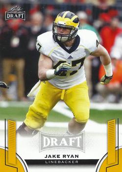 2015 Leaf Draft - Gold #70 Jake Ryan Front
