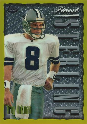 1996 Finest - Pro Bowl Jumbos #10 Troy Aikman Front
