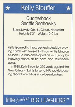 1990 Little Football Big Leaguers #NNO Kelly Stouffer Back