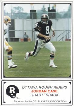 1982 JOGO Ottawa Rough Riders #1 Jordan Case Front