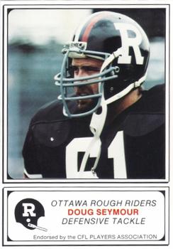 1982 JOGO Ottawa Rough Riders #18 Doug Seymour Front