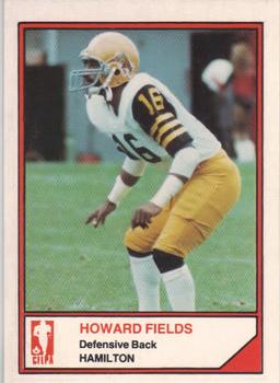 1983 JOGO CFL Limited #NNO Howard Fields Front