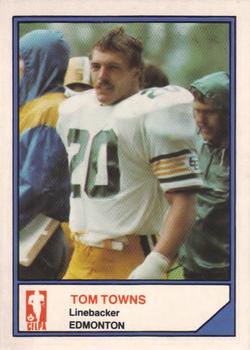 1983 JOGO CFL Limited #NNO Tom Towns Front