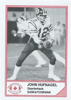 1983 JOGO Quarterbacks #NNO John Hufnagel Front