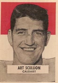 1959 Wheaties CFL #NNO Art Scullion Front