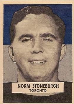 1959 Wheaties CFL #NNO Norm Stoneburgh Front