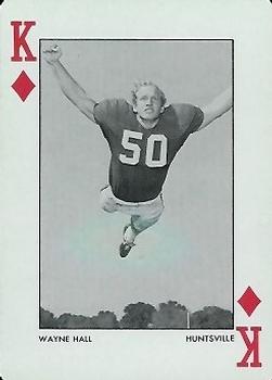1973 Alabama Crimson Tide Playing Cards (White Backs) #K♦ Wayne Hall Front