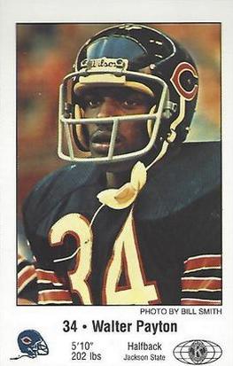 1981 Chicago Bears Police #NNO Walter Payton Front