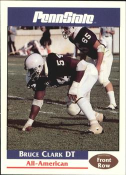 1991-92 Front Row Penn State Nittany Lions All-Americans #8 Bruce Clark Front