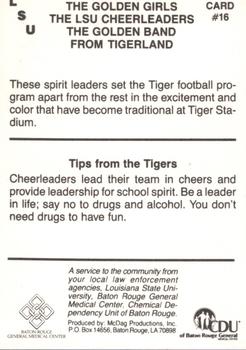 1989 LSU Tigers Police #16 The Golden Girls Back