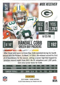 2015 Score #24 Randall Cobb Back