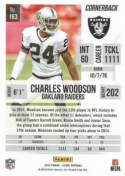 2015 Score #163 Charles Woodson Back