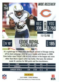 2015 Score #264 Eddie Royal Back
