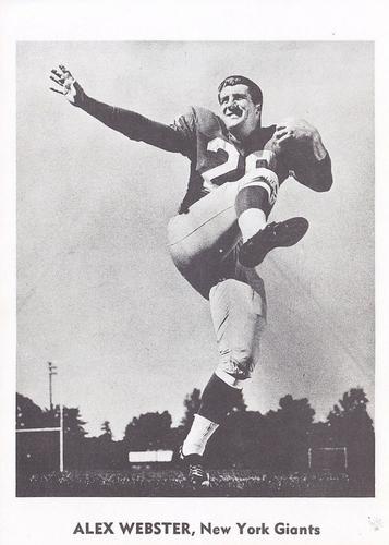 1960 Jay Publishing New York Giants #NNO Alex Webster Front