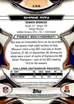 2015 Finest #133 Shane Ray Back