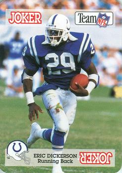 1992 Sport Decks NFL Playing Cards #JOKER Eric Dickerson Front
