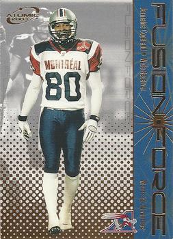 2003 Pacific Atomic CFL - Fusion Force #4 Jermaine Copeland Front
