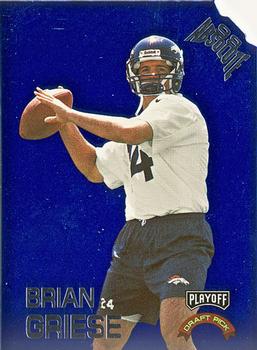 1998 Playoff Absolute Retail - Draft Picks Blue Die Cut #33 Brian Griese Front