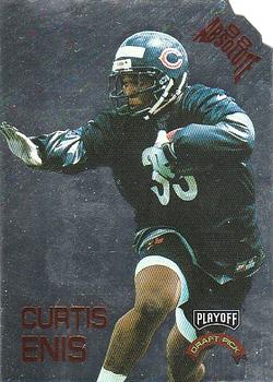 1998 Playoff Absolute Retail - Draft Picks Silver Die Cut #5 Curtis Enis Front
