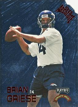 1998 Playoff Absolute Retail - Draft Picks Silver Die Cut #33 Brian Griese Front