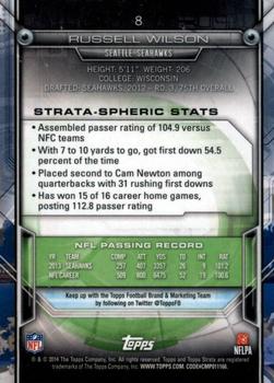 2014 Topps Strata - Retail #8 Russell Wilson Back