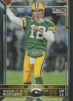 2015 Topps Chrome #2a Aaron Rodgers Front