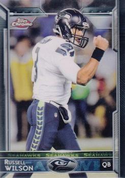 2015 Topps Chrome #15 Russell Wilson Front