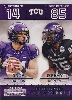 2015 Panini Contenders Draft Picks - Collegiate Connections #5 Andy Dalton / Jeremy Kerley Front