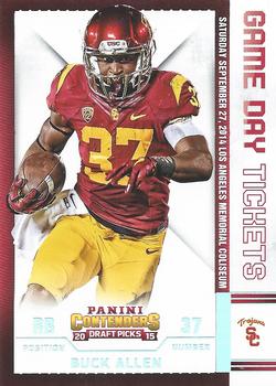 2015 Panini Contenders Draft Picks - Game Day Tickets #23 Buck Allen Front