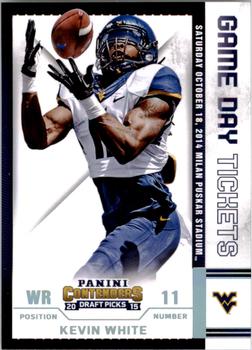 2015 Panini Contenders Draft Picks - Game Day Tickets #28 Kevin White Front