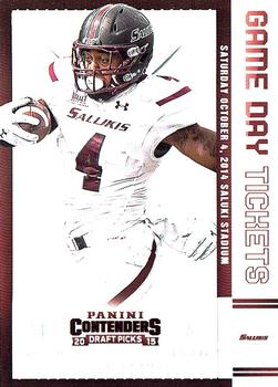 2015 Panini Contenders Draft Picks - Game Day Tickets #88 MyCole Pruitt Front