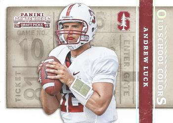 2015 Panini Contenders Draft Picks - Old School Colors #3 Andrew Luck Front