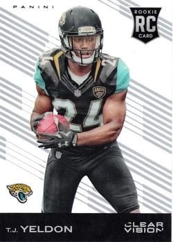 2015 Panini Clear Vision #111 T.J. Yeldon Front