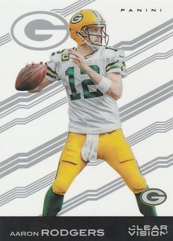 2015 Panini Clear Vision #37 Aaron Rodgers Front