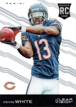 2015 Panini Clear Vision #104 Kevin White Front