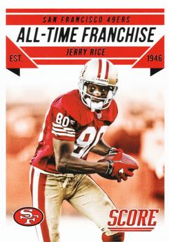 2015 Score - All-Time Franchise #4 Jerry Rice Front