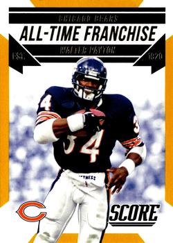 2015 Score - All-Time Franchise Gold #1 Walter Payton Front