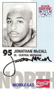 1999 Senior Bowl #NNO Jonathan McColl Front