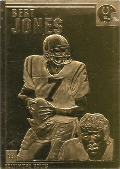 1999-01 The Danbury Mint 22K Gold Legends #7 Bert Jones Front