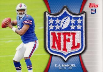 2013 Topps - Patches #RP-EJM E.J. Manuel Front